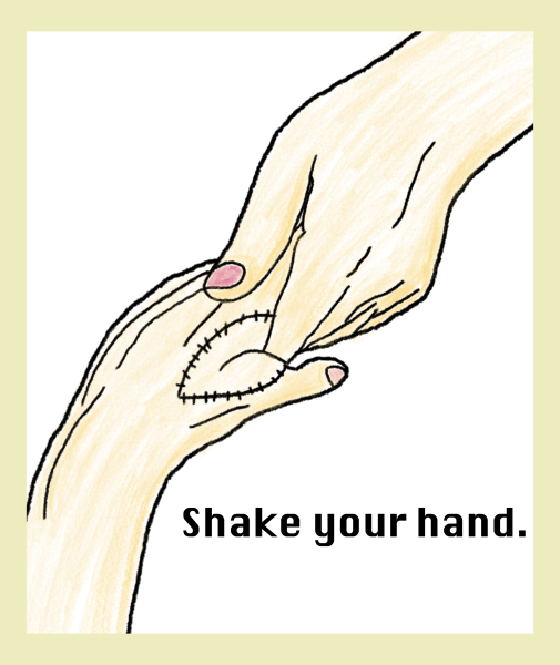 Shake your hand